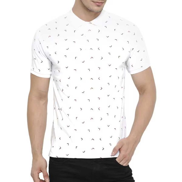 All-Over Sublimation Printed T-Shirt – Slim Fit, Moisture-Wicking Polyester-Spandex Blend | S-3XL Manufacturers  in Delhi