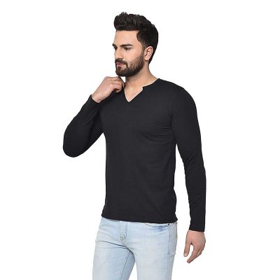 Long Sleeve V Neck T Shirt Manufacturers, Suppliers, Exporters in Yangon