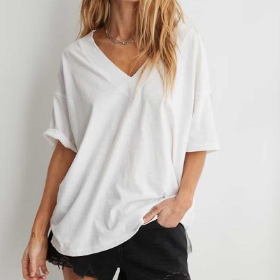 Oversized V Neck T Shirt Manufacturers, Suppliers, Exporters in Yangon