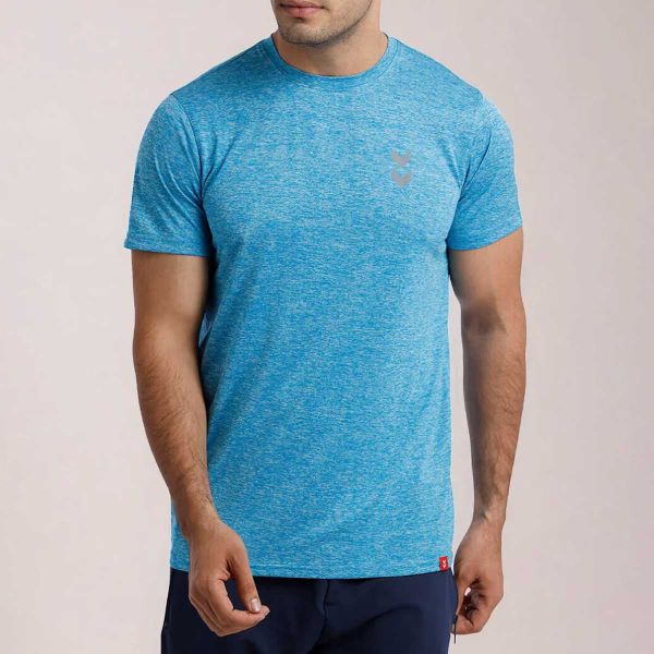 Performance Polyester-Spandex T-Shirt – Slim Fit, 4-Way Stretch & Sweat-Wicking | S to XL Manufacturers  in Delhi