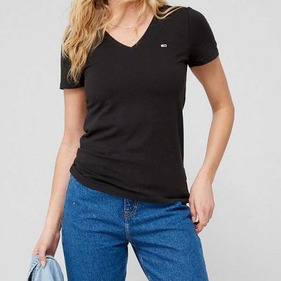 Slim Fit Stretch V Neck T Shirt Manufacturers, Suppliers, Exporters in Yangon