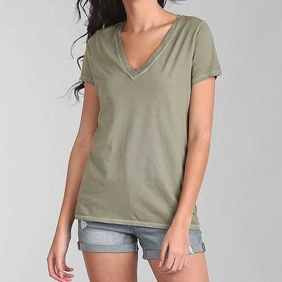 Vintage Wash V Neck T Shirt Manufacturers, Suppliers, Exporters in Yangon