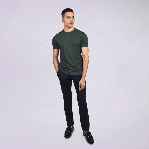 Basic Cotton Crewneck T-Shirt | Soft & Breathable Everyday Wear Manufacturers  in Delhi