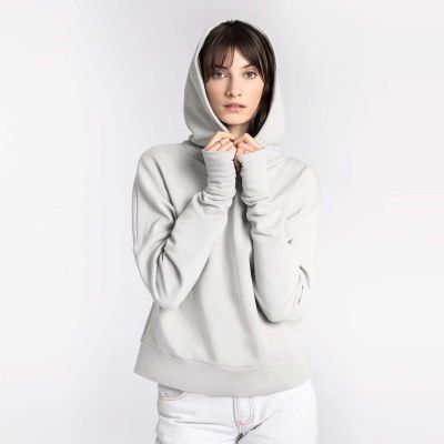 Boxy Fit Womens Hooded T-Shirt – Comfortable 100% Cotton, Relaxed Style in Soft Coral, Black, Olive Green, Light Blue (S-XL) Manufacturers, Suppliers, Exporters in Yangon