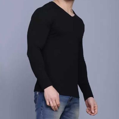 Classic Cotton V-Neck T-Shirt – 100% Soft & Breathable Cotton, Regular Fit | S to XXL Manufacturers, Suppliers, Exporters in Yangon