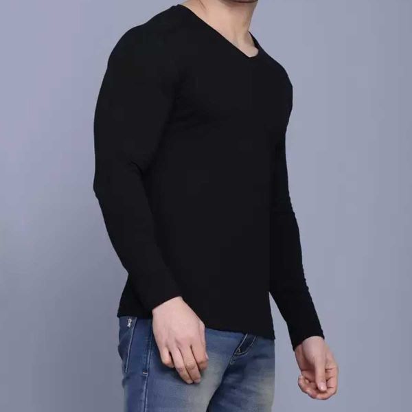 Classic Cotton V-Neck T-Shirt – 100% Soft & Breathable Cotton, Regular Fit | S to XXL Manufacturers  in Delhi