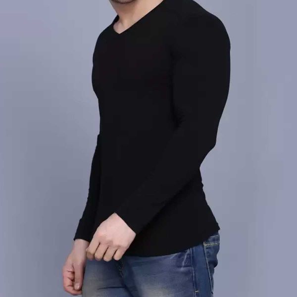 Classic Cotton V-Neck T-Shirt – 100% Soft & Breathable Cotton, Regular Fit | S to XXL Manufacturers  in Delhi