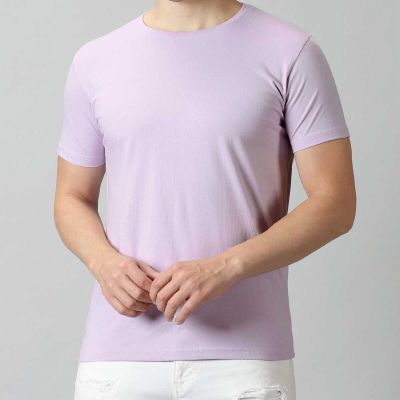 Classic Crew Neck Casual T-Shirt for Men - 100% Combed Cotton, Regular Fit, Ribbed Collar Manufacturers, Suppliers, Exporters in Yangon