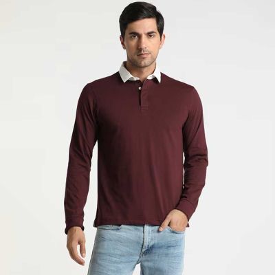 Corporate Contrast Collar T-Shirt – Modern Cotton-Poly Blend, Stylish Polo Design (S-3XL) Manufacturers, Suppliers, Exporters in Yangon