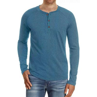 Cotton Henley T-Shirt | Regular Fit with Buttoned Collar | S-XXL Sizes Manufacturers, Suppliers, Exporters in Yangon