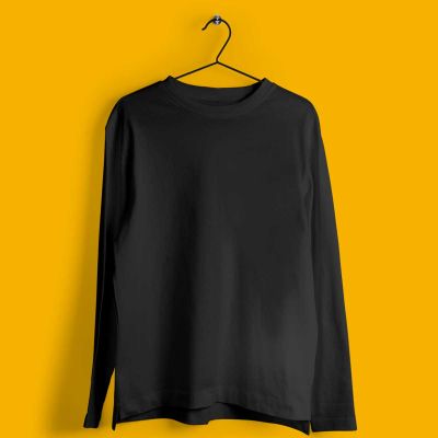 Cotton Long Sleeve T-Shirt | Regular Fit Crew Neck | S-3XL Sizes Available Manufacturers, Suppliers, Exporters in Yangon