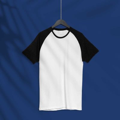 Cotton Raglan Sleeve T-Shirt | Slim Fit with Sporty Design | S-3XL Available Manufacturers, Suppliers, Exporters in Yangon