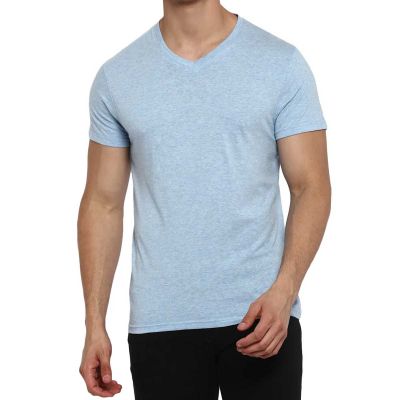 Cotton V-Neck T-Shirt - 100% Combed Cotton, Slim Fit, Lightweight Fabric Manufacturers, Suppliers, Exporters in Yangon