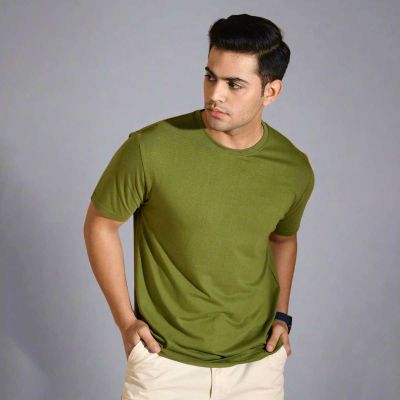 Eco-Friendly Crewneck T-Shirt | 100% Recycled Cotton & Sustainable Fashion Manufacturers, Suppliers, Exporters in Yangon