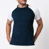 Half Sleeve Raglan T-Shirt – Cotton-Polyester Blend for Sports & Casual Wear Manufacturers  in Delhi