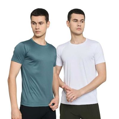 High-Performance Stretch T-Shirt - Sweat-Wicking Polyester-Spandex Blend with Anti-Odor Fabric Manufacturers, Suppliers, Exporters in Yangon