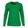 Long Sleeve Ladies’ T-Shirt - Regular Fit Crew Neck in 100% Cotton for Cooler Weather, Available in Black, Grey, White, Olive & Burgundy (XS to XL) Manufacturers  in Delhi