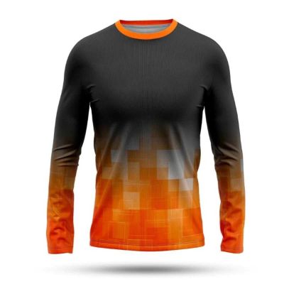 Long Sleeve Sublimation T-Shirt - Regular Fit 100% Polyester with Anti-Microbial Finish (Sizes M to 2XL) Manufacturers, Suppliers, Exporters in Yangon