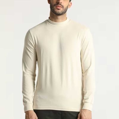 Mens Regular Fit Mock Collar T-Shirt | Soft 180 GSM Cotton | Ideal for Casual & Smart-Casual Wear | S-3XL Manufacturers, Suppliers, Exporters in Yangon