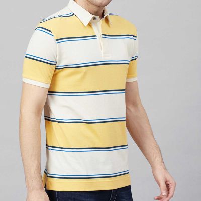 Mens Regular Fit Rugby T-Shirt | Heavyweight 250 GSM Fabric | Sporty Design | S-3XL Manufacturers, Suppliers, Exporters in Yangon