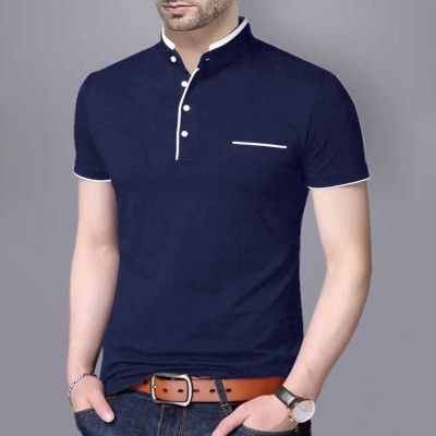 Mens Slim Fit Cotton Blend Polo T-Shirt - Moisture-Wicking, Sizes S-2XL Manufacturers, Suppliers, Exporters in Yangon