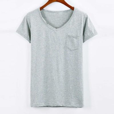 Mens V-Neck Pocket T-Shirt | Slim Fit Cotton-Polyester Blend | Lightweight & Stylish for Casual Wear Manufacturers, Suppliers, Exporters in Yangon