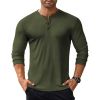 Mens Casual Full Sleeve Henley T-Shirt – 100% Cotton, Relaxed Fit for Everyday Style Manufacturers  in Delhi