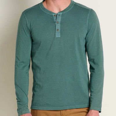 Organic Cotton Henley T-Shirt for Men - Regular Fit, Long Sleeve, Soft & Durable Fabric Manufacturers, Suppliers, Exporters in Yangon