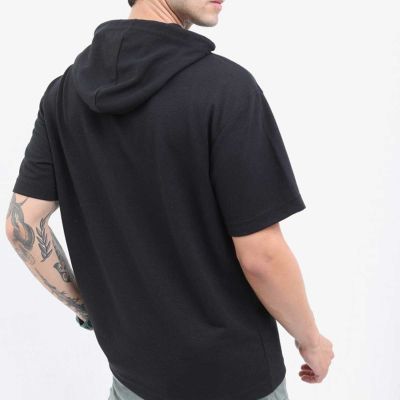 Oversized Hooded T-Shirt – 100% Cotton, Casual Style with Drawstring Hood Manufacturers, Suppliers, Exporters in Yangon