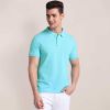 Pique Knitted Polo T-Shirt for Men - 100% Cotton, Regular Fit, Breathable Fabric Manufacturers  in Delhi