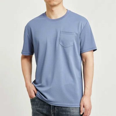 Pocket Blank T-Shirt | 100% Cotton | Regular Fit | Crew Neck | S-3XL Manufacturers, Suppliers, Exporters in Yangon