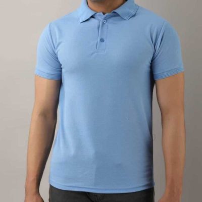 Polo Collar T-Shirt | 100% Cotton Pique | Regular Fit | 3-Button Placket | S-3XL Manufacturers, Suppliers, Exporters in Yangon