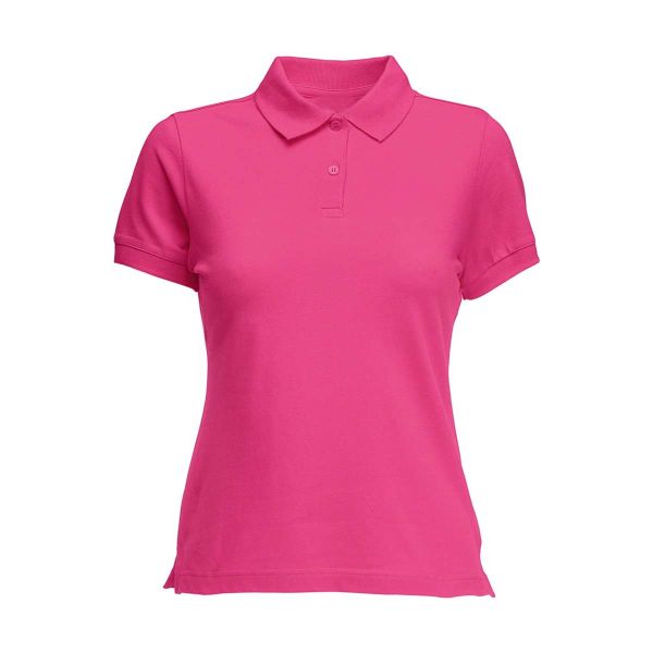 Polo Ladies’ T-Shirt - Regular Fit 100% Cotton Pique Top with 3-Button Placket in Pink, White, Navy, Black & Mint Green (XS to XL) Manufacturers  in Delhi