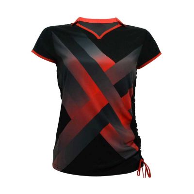 Printed Ladies Sports T-Shirt | Fun & Trendy Designs, Moisture-Wicking Polyester | Ideal for Gym & Casual Wear Manufacturers, Suppliers, Exporters in Yangon