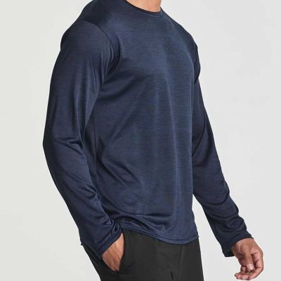 Regular Fit Long Sleeve T-Shirt - Soft Cotton-Polyester Blend Crew Neck, Perfect for Layering in Cooler Weather (Sizes S to XXL) Manufacturers, Suppliers, Exporters in Yangon