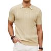 Regular Fit Textured Knit Polo | 240 GSM Cotton | Machine Washable | Sizes S to 3XL Manufacturers  in Delhi