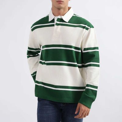 Striped Full Sleeve T-Shirt - 100% Cotton, Regular Fit, Classic Crew Neck Manufacturers, Suppliers, Exporters in Yangon