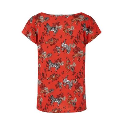 Stylish Womens Animal Print T-Shirt | Short or Long Sleeves with Neutral Base | Perfect for Casual & Evening Wear Manufacturers, Suppliers, Exporters in Yangon