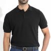 Textured Cotton Polo T-Shirt | Stylish Semi-Formal & Casual Wear Manufacturers  in Delhi