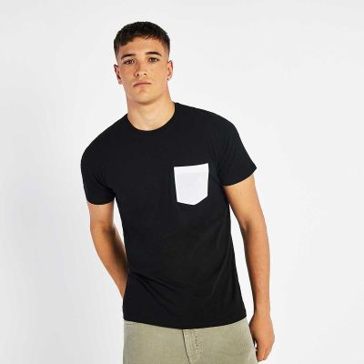 Trendy Pocket Sublimation T-Shirt - 175 GSM Round Neck in Stretchable Fabric, Ideal for Casual and Streetwear (S to 2XL) Manufacturers, Suppliers, Exporters in Yangon