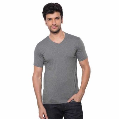 V-Neck Blank T-Shirt | 100% Cotton | Regular Fit | Reinforced Collar | S-3XL Manufacturers, Suppliers, Exporters in Yangon