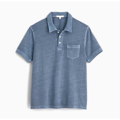 Vintage Wash Polo | 100% Cotton | Regular Fit | Washed Out Blue | S-XXL Manufacturers, Suppliers, Exporters in Yangon