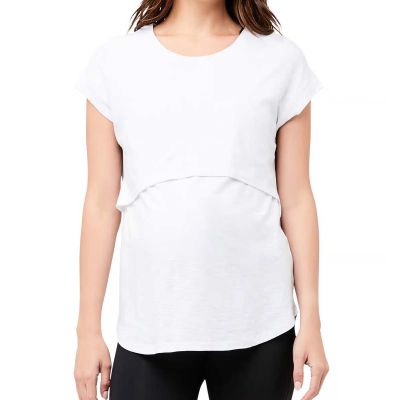 Womens Active Maternity T-Shirt | Breathable & Stretchy Fabric | Perfect for Workouts & Outdoor Activities Manufacturers, Suppliers, Exporters in Yangon