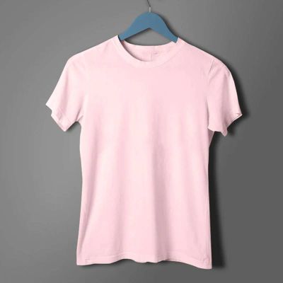 Womens Basic Plain T-Shirt - Soft 100% Cotton Round Neck Tee for Everyday Wear Manufacturers, Suppliers, Exporters in Yangon