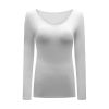 Womens Long Sleeve Plain T-Shirt - Soft Cotton Round Neck Tee for Layering in Cool Weather Manufacturers  in Delhi