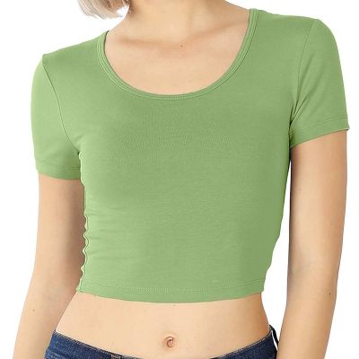 Womens Basic Short T Shirt Soft Cotton for Casual Wear XS to XL Manufacturers, Suppliers, Exporters in Yangon