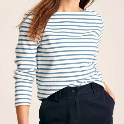 womens Fitted Striped T Shirt Stretchable Slim Fit V Neck XS to XL Manufacturers, Suppliers, Exporters in Yangon