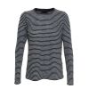 Womens Long Sleeve Striped T Shirt Soft Cotton Casual Wear XS to XL Manufacturers  in Delhi