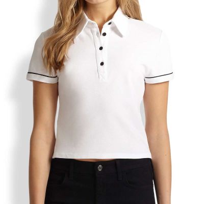 Womens Polo Style Short T Shirt Classic Cotton for Office Wear XS to XL Manufacturers, Suppliers, Exporters in Yangon