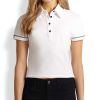 Womens Polo Style Short T Shirt Classic Cotton for Office Wear XS to XL Manufacturers  in Delhi